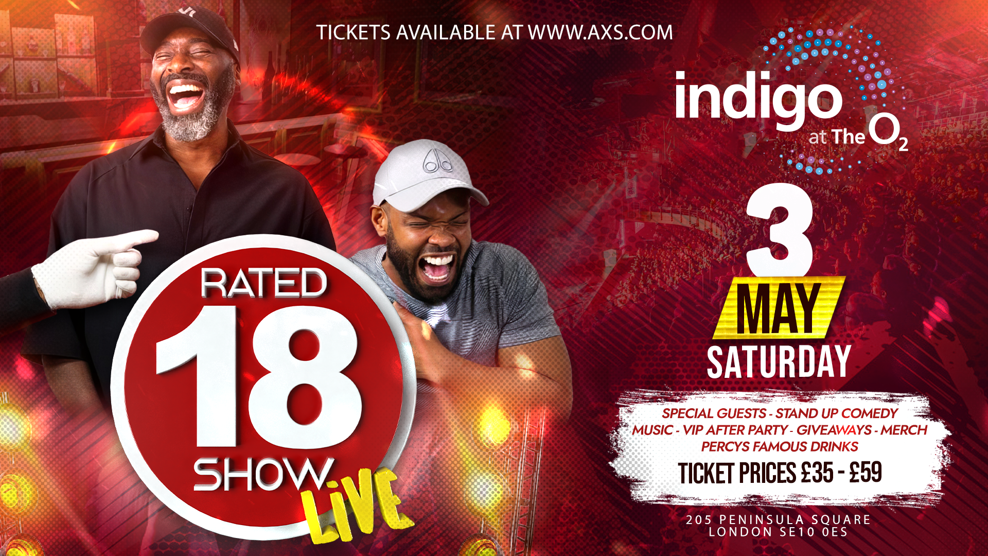 Rated 18 Show Live