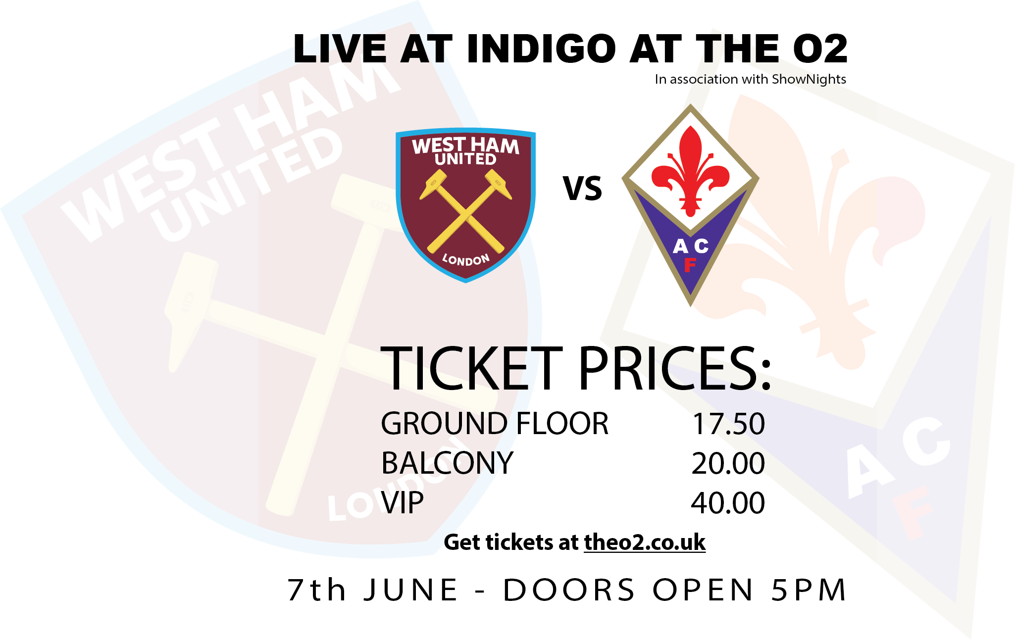 West Ham ticket details