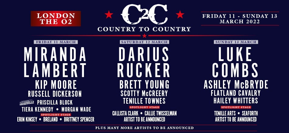 country music tours in uk 2022