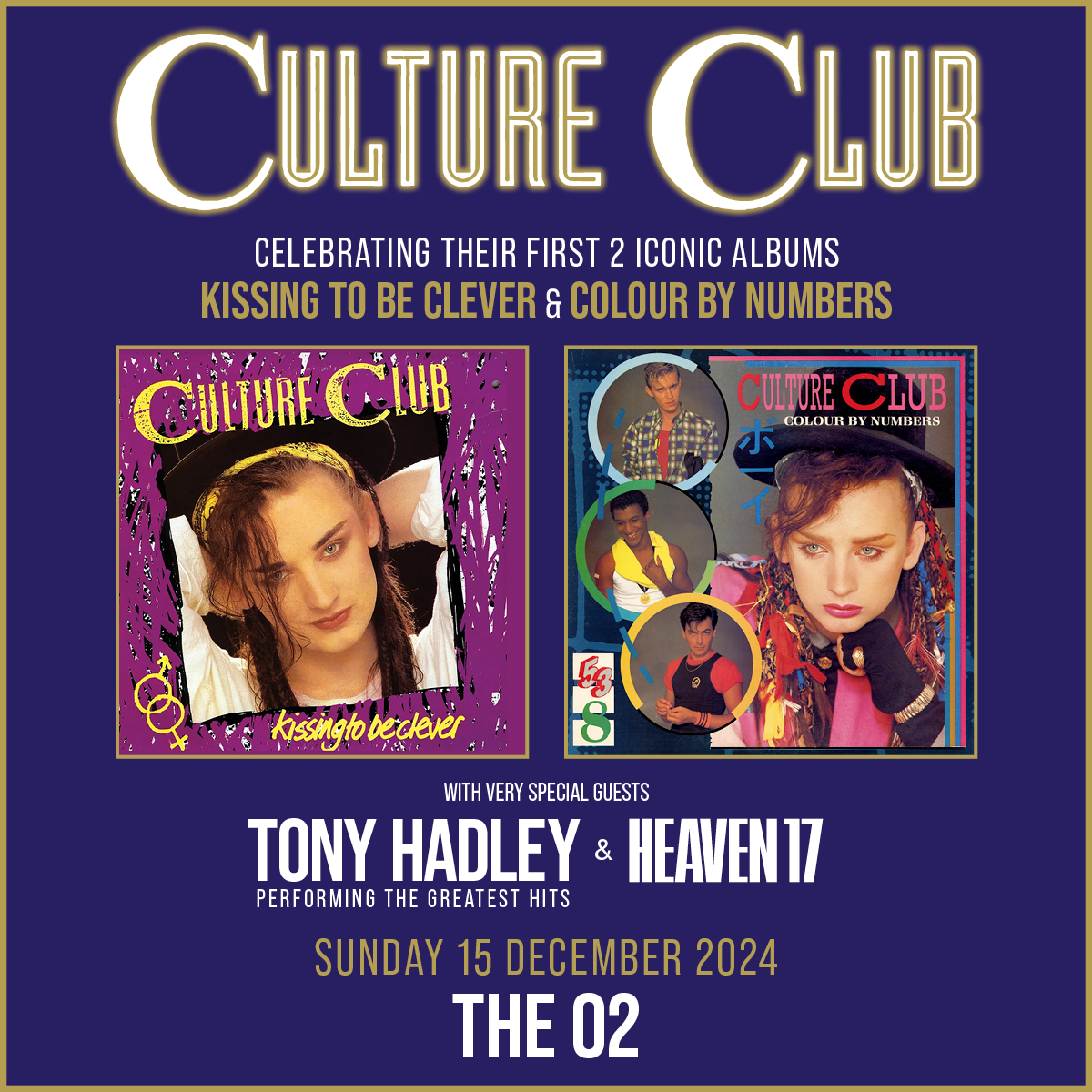 Artwork for Culture Club's show at The O2