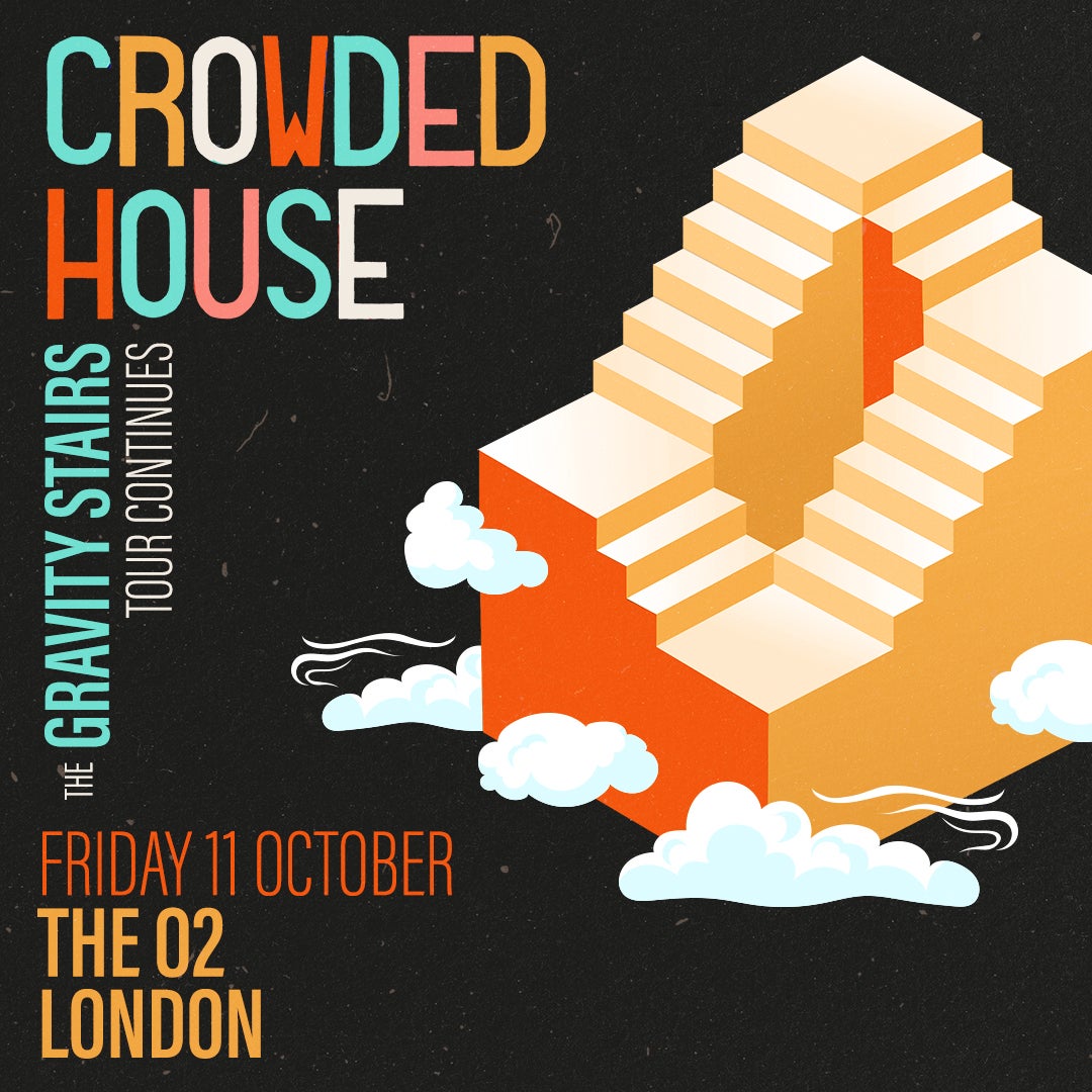 Artwork for Crowded House's show at The O2