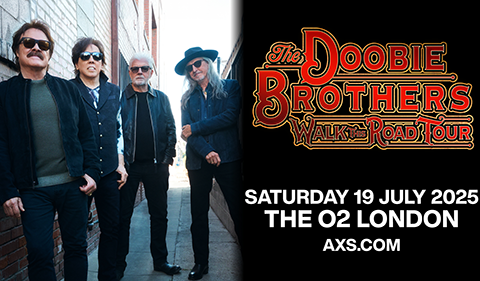 Artwork for The Doobie Brothers' show at The  O2