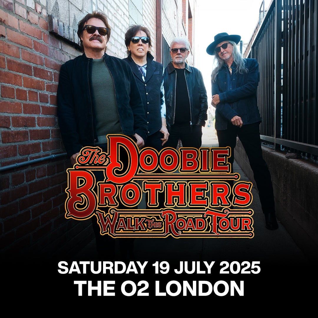 Artwork for The Doobie Brothers' show at The  O2