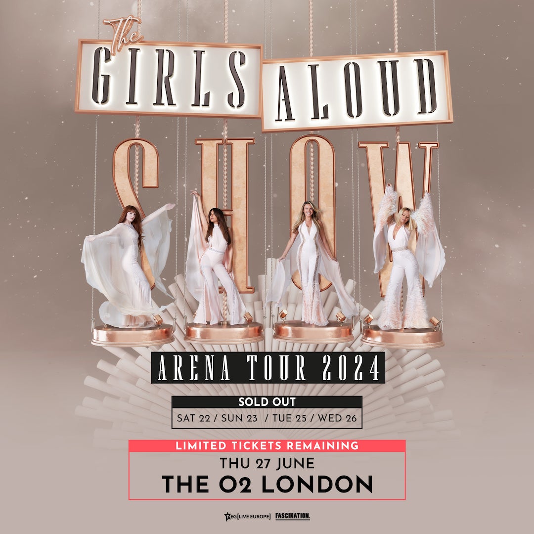 Artwork for Girls Aloud's show at The O2