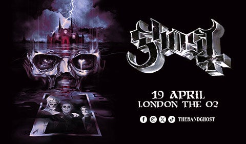 Artwork for GHOST's show at The O2