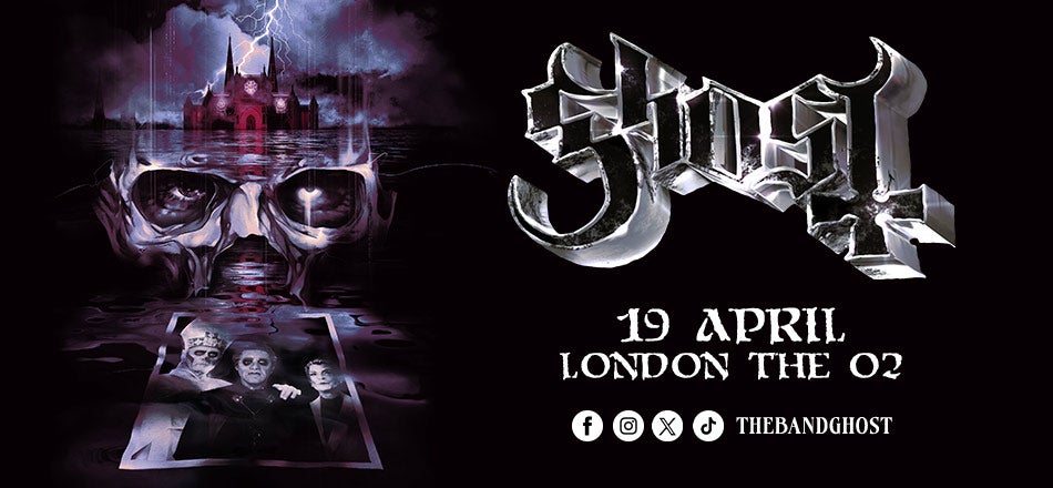 Artwork for GHOST's show at The O2