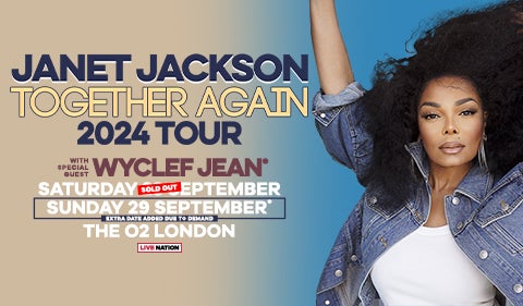 Artwork for Janet Jackson's show at The O2