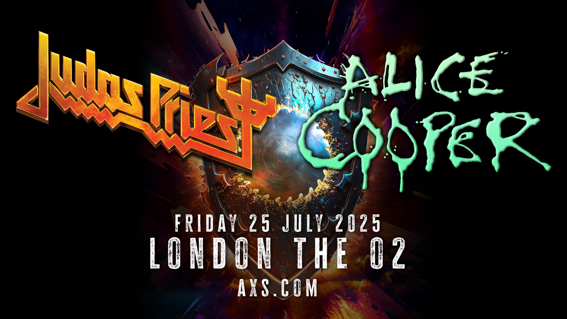 Artwork for Judas Priest & Alice Cooper's show at The O2