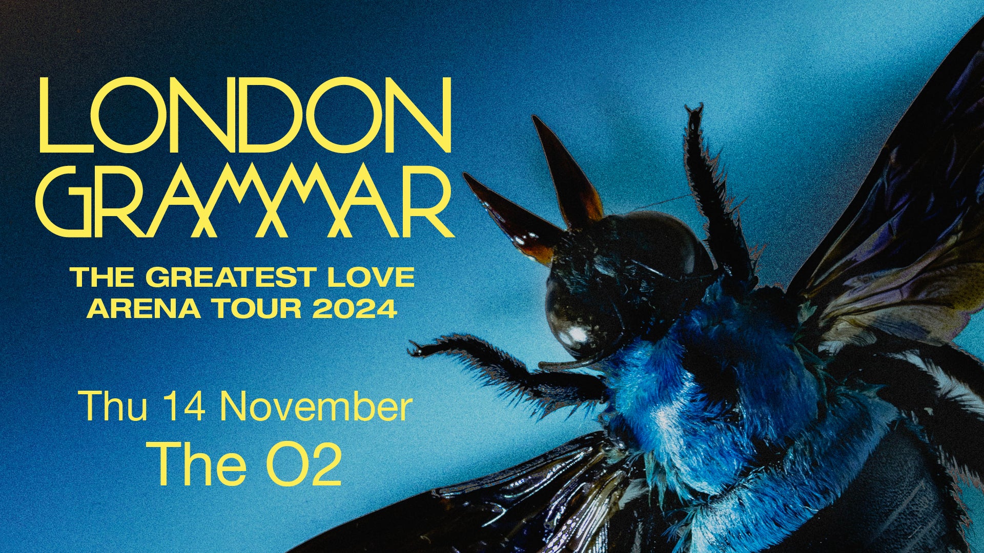 Artwork for London Grammar's show at The O2