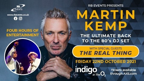 Martin Kemp The Ultimate Back To The 80s DJ Set | The O2