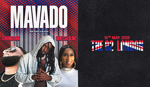 Artwork for Mavado's show at The O2