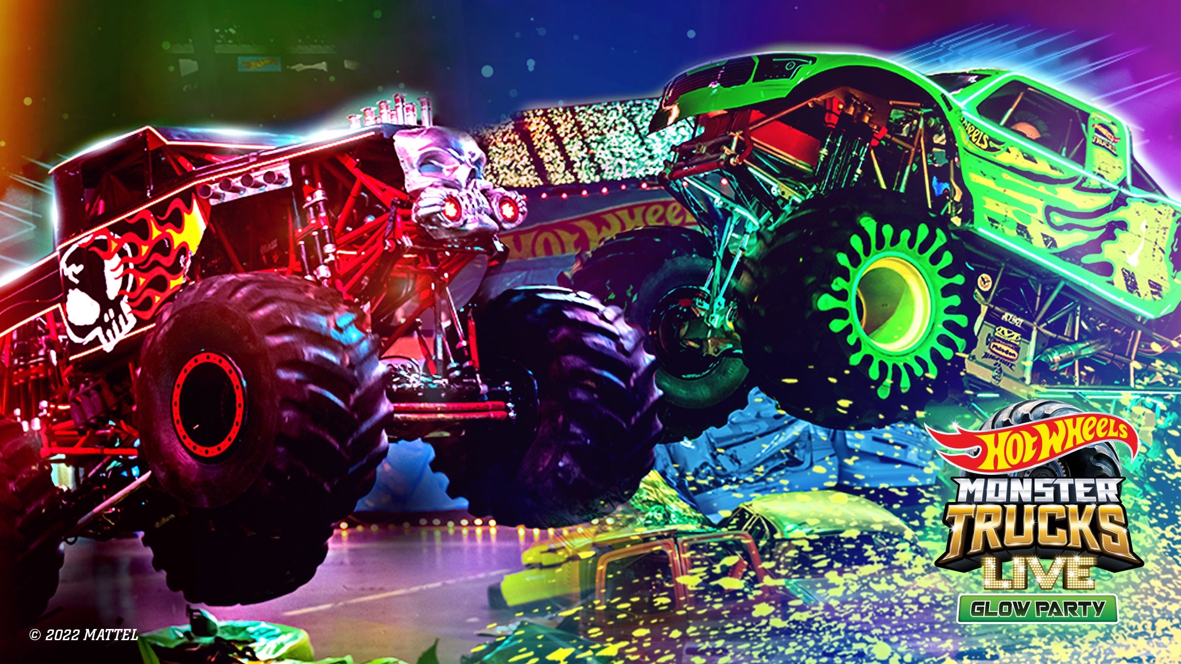 Hot Wheels Monster Trucks Live Glow Party The O2