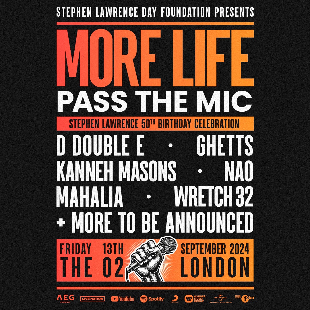 Artwork for More Life - Pass The Mic: Stephen Lawrence 50th Birthday Celebration at The O2