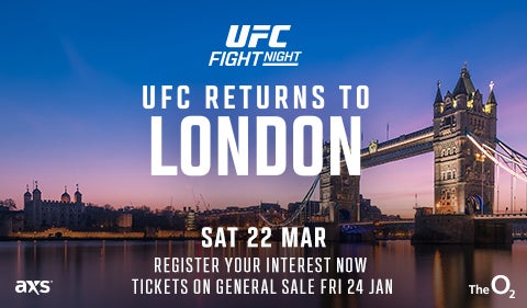 More Info for UFC FIGHT NIGHT