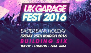 Uk Garage Fest The O2