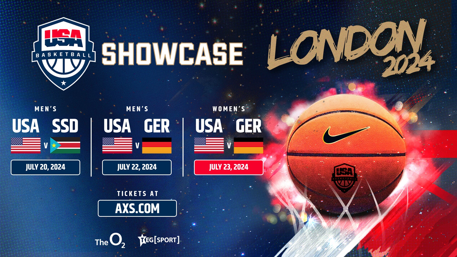 2024 USA Basketball Showcase London | The O2