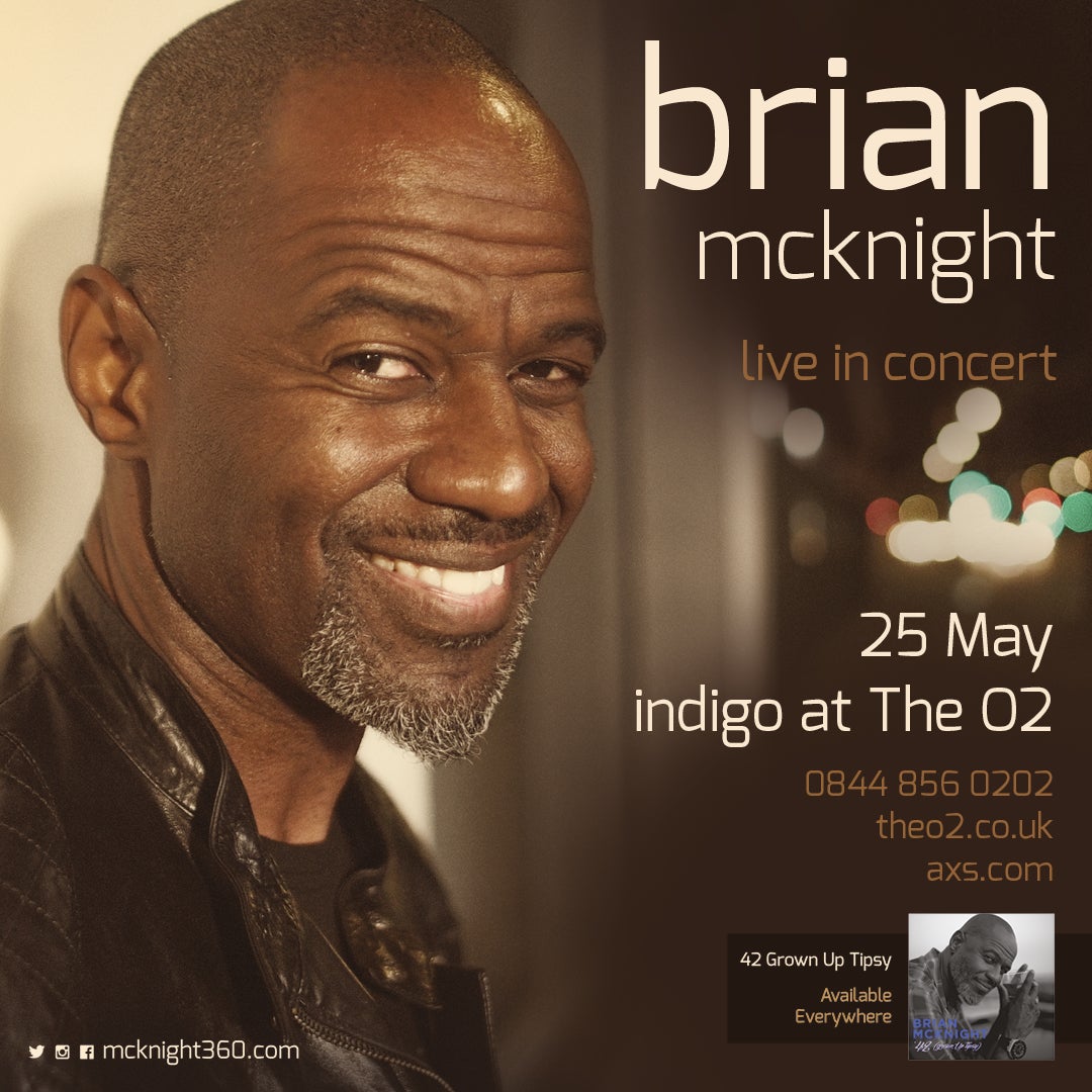 Brian McKnight Tour 2025 Poster