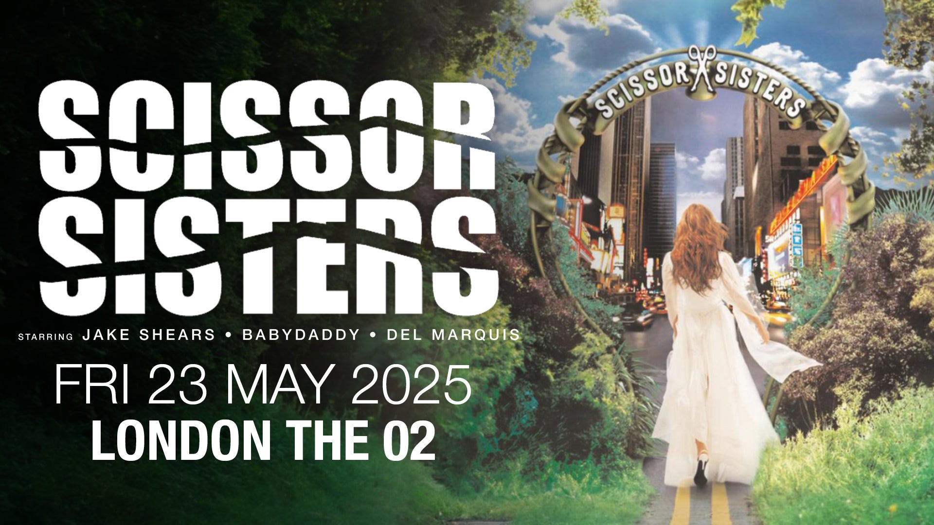 Artwork for Scissor Sisters' show at The O2